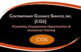 “Contemporary Guidance Services, Inc.: Promoting Employment & Vocational Training for People with Disabilities.”