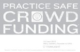 Practice Safe Crowdfunding at CEI in Phoenix