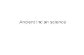 Ancient indian science