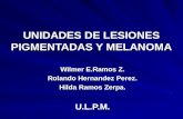 UNIDADES DE LESIONES PIGMENTADAS Y MELANOMA Wilmer E.Ramos Z. Rolando Hernandez Perez. Hilda Ramos Zerpa. U.L.P.M