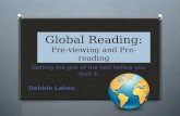 Global Reading: Pre-viewing and Pre-reading