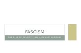 Fascism: Fascism in Italy and Germany