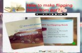 How to make flipping book from ppt