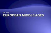 European Middle Ages Update