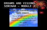 Dreams and visions seminar   module 2