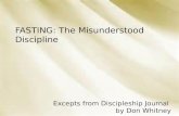 Fasting, The Misunderstood Discipline