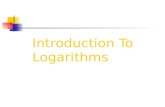 Logarithms and logarithmic functions