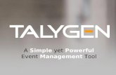 Talygen - A Simple yet powerful Event Management Tool