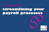 7 Top Tips For Streamlining Your Payroll Processes