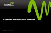 Experience the Windstream Advantage