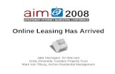 Online Leasing Has Arrived