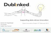 Supporting data driven innovation