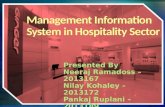 Management Information Systems in Hospitality Sector
