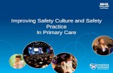 Parallel Session 4.6 Developing Your Team’s Safety Culture and Safety Practice in Primary Care