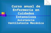 Curso anual de Enfermería en Cuidados Intensivos Asistencia Ventilatoria Mecánica.