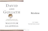 David and Goliath- new book review malcom gladwell