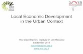 LED in the urban context for Mayors Institute - English