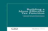 Building A More Effective Tax Function