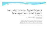 Introduction to Agile Project Management and Scrum