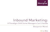Inbound Marketing - A Paradigm Shift Some Managers Can't Handle
