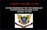 Marcellin college year 12 class powerpoint show v2