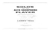 Larry teal  - solos for the alto saxophone player
