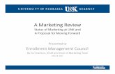 Review of marketing at u of nebr. kearney 2005 2011