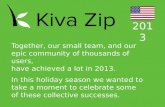 Kiva Zip in the US, 2013 Review