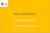 EIGE and society: building conversation