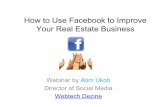 How to Use Facebook to Improve Your Real Estate Business