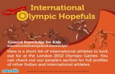 International  Olympic Hopefuls  – Mocomi.com
