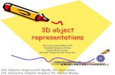 CG OpenGL 3D object representations-course 8
