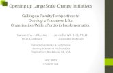 Opening up Large Scale Change Initiatives
