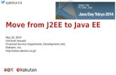 Move from J2EE to Java EE