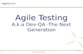 Agile testing for agile sparks kanban clients