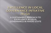 Excellence In Local Governance