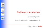Curso de AgroWin FASE III - COSTOS DE PRODUCCIÓN Cultivos transitorios.