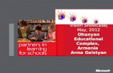 Vision showcase 2012 armenia ohanyan educational complex
