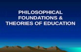 Educ 101  power point philosophical foundations
