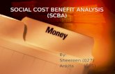 Social Cost Benefi Analysis