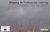 Blogging As Professional Learning