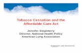 Insurance Coverage of Tobacco Cessation under the Affordable Care Act and the Impact of the Mental Health Parity and Addiction Equity Act with Jennifer Singleterry, MA,