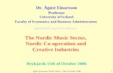 The Nordic Music Sector