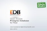 Open Source for Real 2014 - Enterprise DB: Postgres for Enterprise