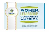 Women, Leadership & Corporate America Spring Summit Report & Findings
