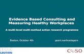 TED Talk – Van Hootegem – Evidence-based Consulting and Workplace Measurement