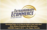 Growing Pains: Is it time to build a new (ecommerce) web site?