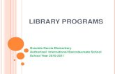 Library programs