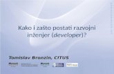 Kako i zasto postati razvojni inzenjer (developer)