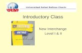 Introductory Class Level I - II
